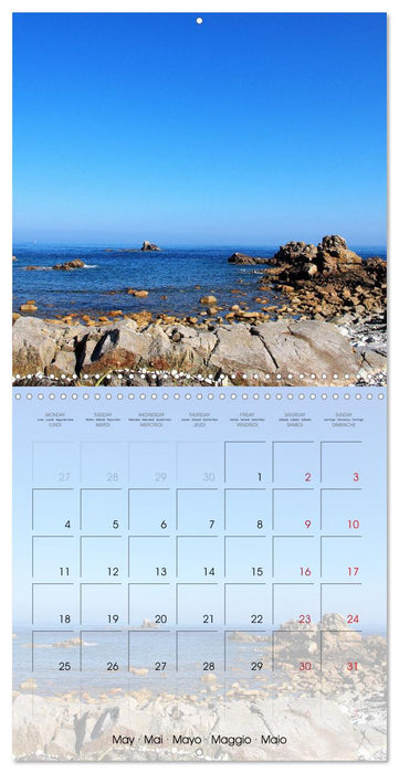 Paysages de Bretagne (CALVENDO Calendrier mensuel 2026)