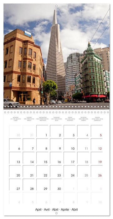 California - San Francisco (CALVENDO Monthly Calendar 2026)