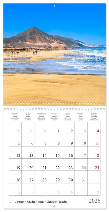 Canary Islands - Volcanic Beauties (CALVENDO Monthly Calendar 2026)