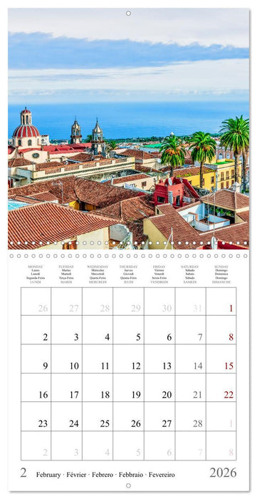 Canary Islands - Volcanic Beauties (CALVENDO Monthly Calendar 2026)