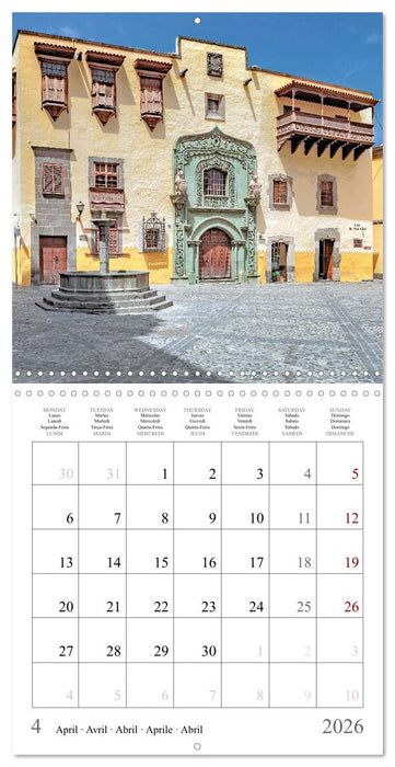 Canary Islands - Volcanic Beauties (CALVENDO Monthly Calendar 2026)