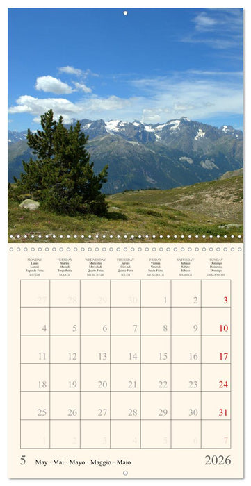 Ambiance montagneuse (CALVENDO Calendrier mensuel 2026)