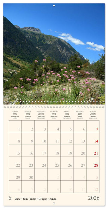 Ambiance montagneuse (CALVENDO Calendrier mensuel 2026)