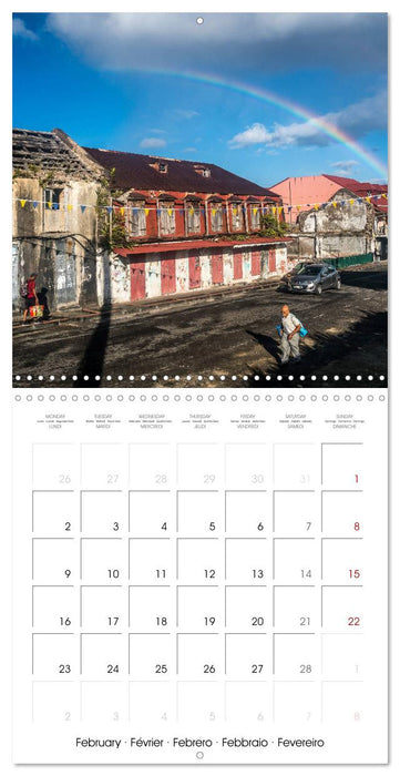 Carribean - Guadeloupe (CALVENDO Monthly Calendar 2026)