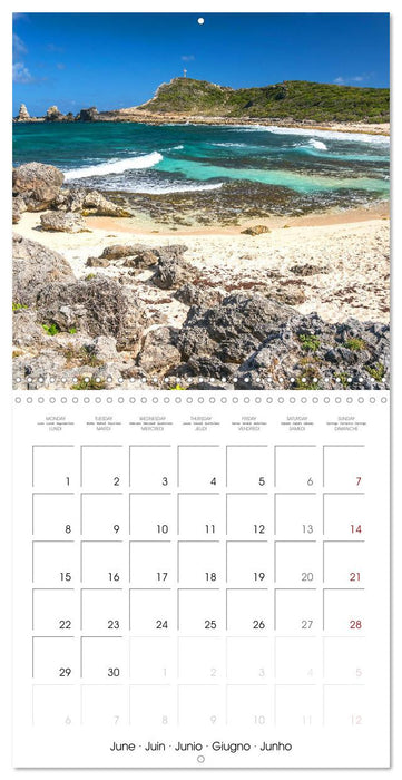 Carribean - Guadeloupe (CALVENDO Monthly Calendar 2026)
