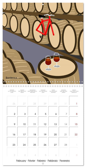 A WORLD OF BICYCLES (CALVENDO Monthly Calendar 2026)