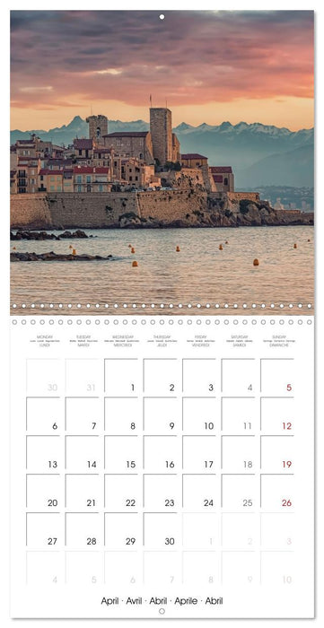 Beautiful French Riviera (CALVENDO Monthly Calendar 2026)