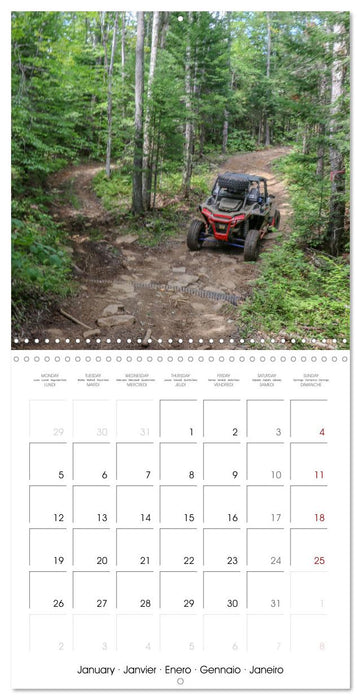 ATV/UTV Trail Riding in New England (CALVENDO Monthly Calendar 2026)
