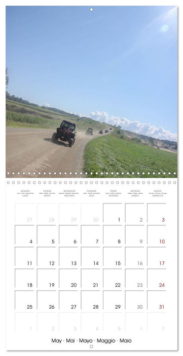 ATV/UTV Trail Riding in New England (CALVENDO Monthly Calendar 2026)