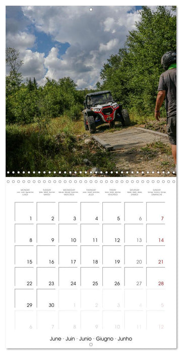 ATV/UTV Trail Riding in New England (CALVENDO Monthly Calendar 2026)