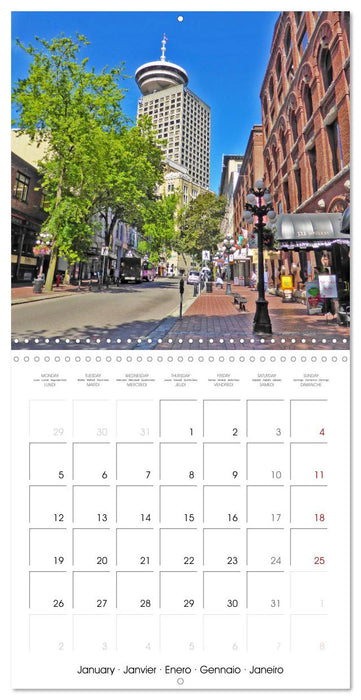 Vancouver Canada (CALVENDO Monthly Calendar 2026)