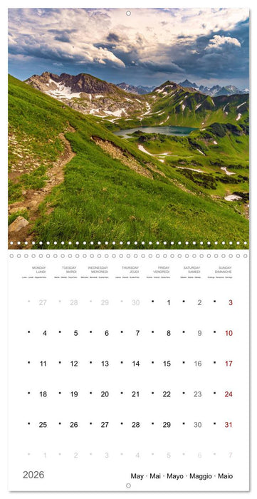 Light in the Bavarian Alps - Fantastic Landscapes (CALVENDO Monthly Calendar 2026)