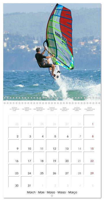 Fun sports edition: Windsurfing - water, waves and air (CALVENDO Monthly Calendar 2026)