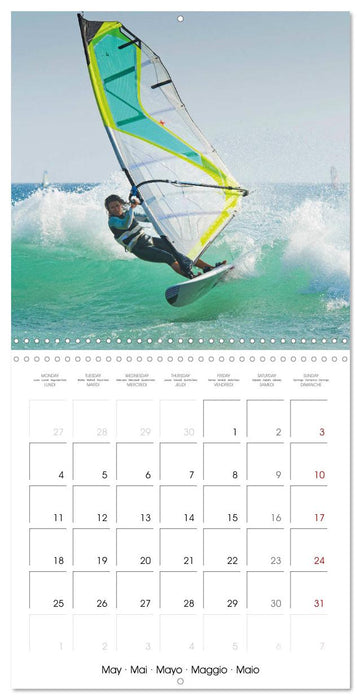 Fun sports edition: Windsurfing - water, waves and air (CALVENDO Monthly Calendar 2026)