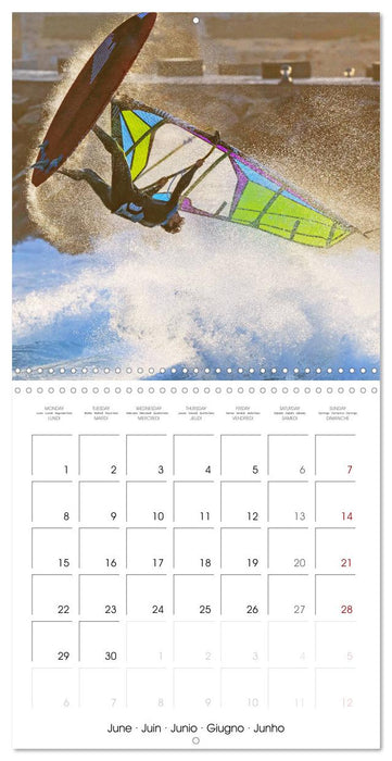 Fun sports edition: Windsurfing - water, waves and air (CALVENDO Monthly Calendar 2026)