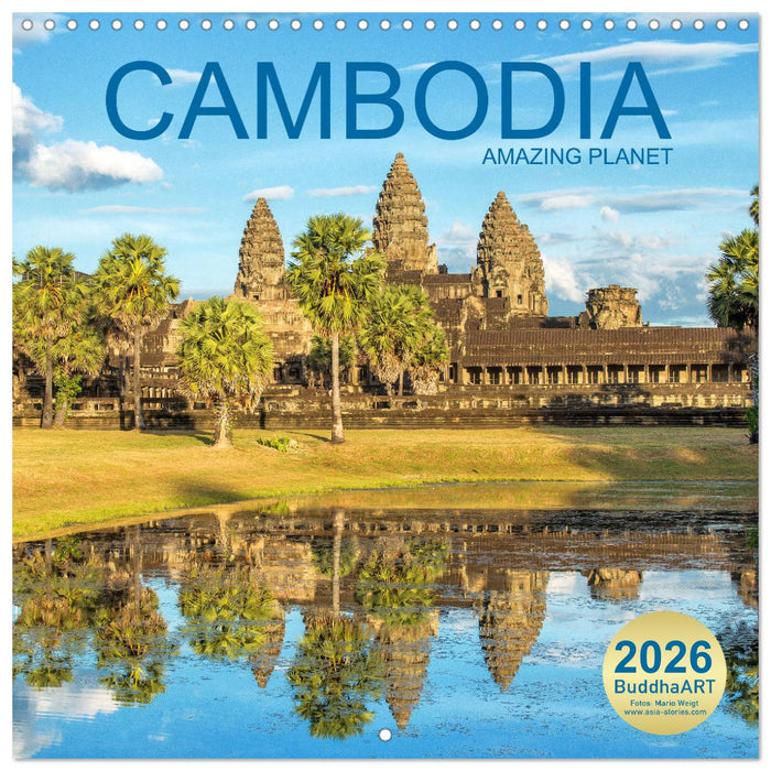CAMBODIA Amazing Planet (CALVENDO Monthly Calendar 2026)