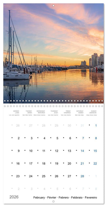 World Cities at Night (CALVENDO Monthly Calendar 2026)