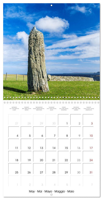 Prehistoric Sites of Northern Scotland (CALVENDO Monthly Calendar 2026)