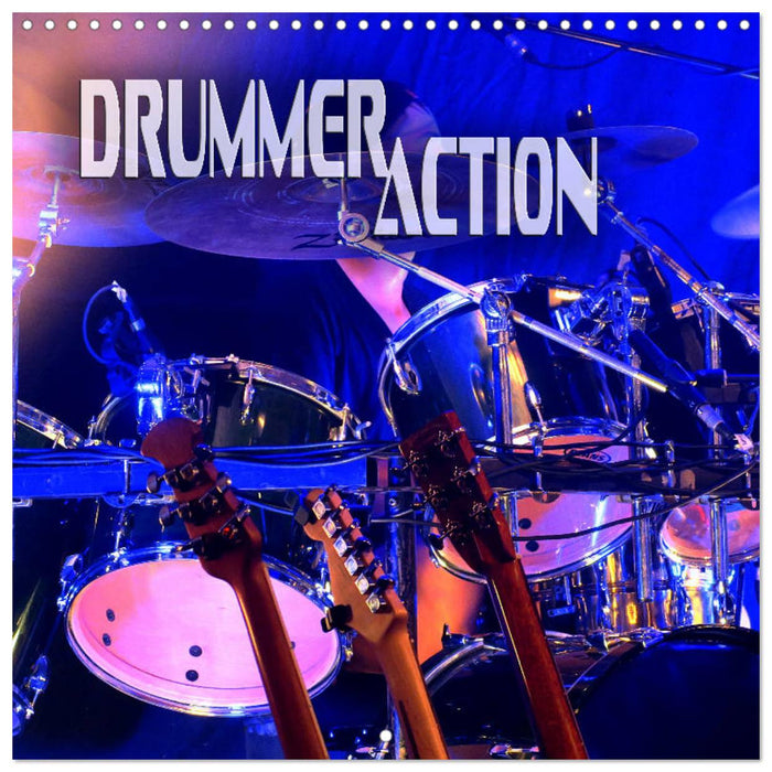 Drummer Action (CALVENDO Monthly Calendar 2026)