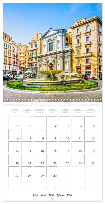 Naples - Lights And Colors (CALVENDO Monthly Calendar 2026)