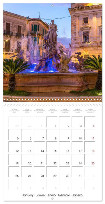 Italy - Sicily (CALVENDO Monthly Calendar 2026)