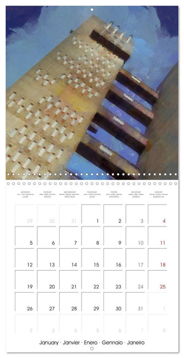 Brutalist Architecture of London (CALVENDO Monthly Calendar 2026)