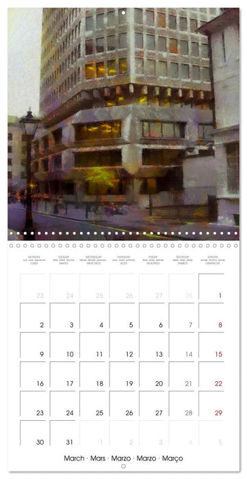 Brutalist Architecture of London (CALVENDO Monthly Calendar 2026)