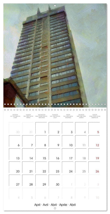 Brutalist Architecture of London (CALVENDO Monthly Calendar 2026)