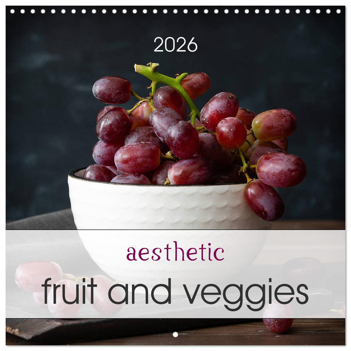 Aesthetic fruit and veggies (CALVENDO Monthly Calendar 2026)