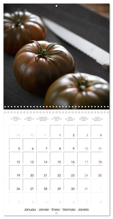 Aesthetic fruit and veggies (CALVENDO Monthly Calendar 2026)