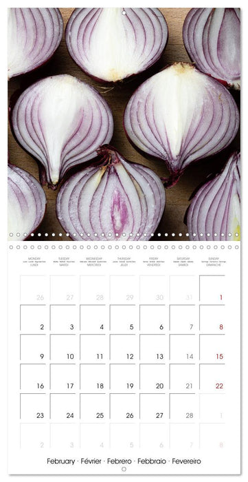 Aesthetic fruit and veggies (CALVENDO Monthly Calendar 2026)