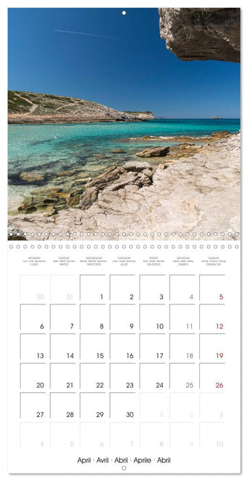 Balearic Islands - Mallorca (CALVENDO Monthly Calendar 2026)