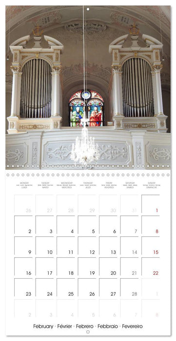Fantastic German Church Organs (CALVENDO Monthly Calendar 2026)