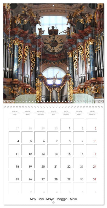 Fantastic German Church Organs (CALVENDO Monthly Calendar 2026)