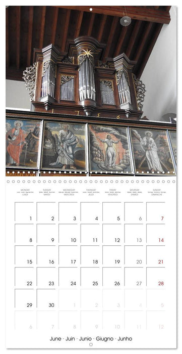 Fantastic German Church Organs (CALVENDO Monthly Calendar 2026)