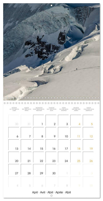 Paysages du Mont-Blanc (CALVENDO Calendrier mensuel 2026)