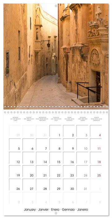 Malta - Gozo and Comino (CALVENDO Monthly Calendar 2026)