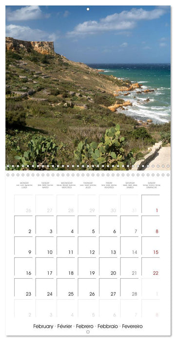 Malta - Gozo and Comino (CALVENDO Monthly Calendar 2026)