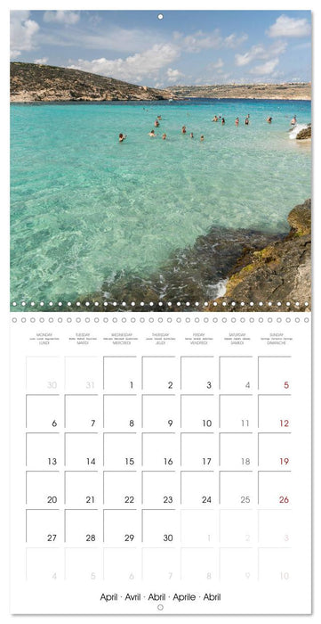Malta - Gozo and Comino (CALVENDO Monthly Calendar 2026)