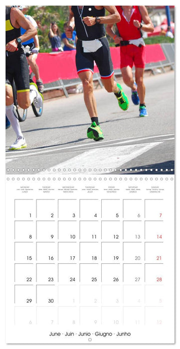 Triathlon Fairly Close (CALVENDO Monthly Calendar 2026)