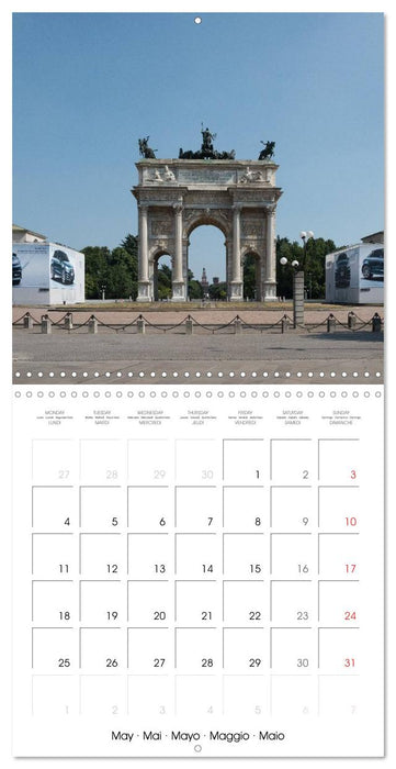 Milan - Italy (CALVENDO Monthly Calendar 2026)