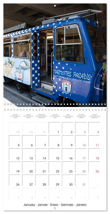 Swiss Trains (CALVENDO Monthly Calendar 2026)