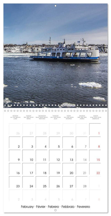 Québec (CALVENDO Calendrier mensuel 2026)