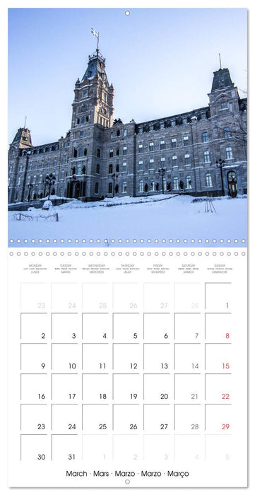 Québec (CALVENDO Calendrier mensuel 2026)