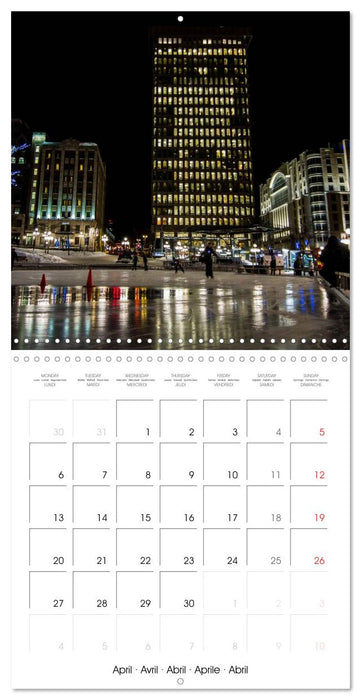 Québec (CALVENDO Calendrier mensuel 2026)