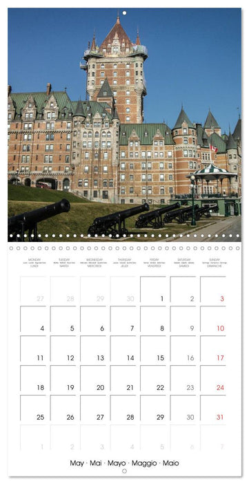 Québec (CALVENDO Calendrier mensuel 2026)