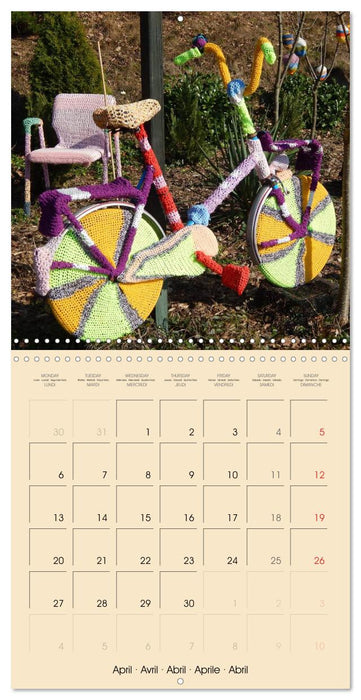 Urban Knitting (CALVENDO Monthly Calendar 2026)