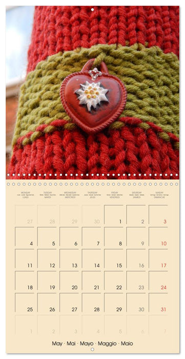 Urban Knitting (CALVENDO Monthly Calendar 2026)