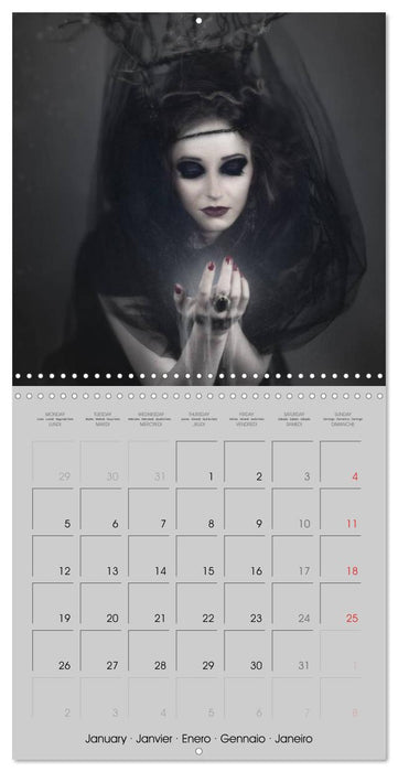Kisses of dark dreams (CALVENDO Monthly Calendar 2026)