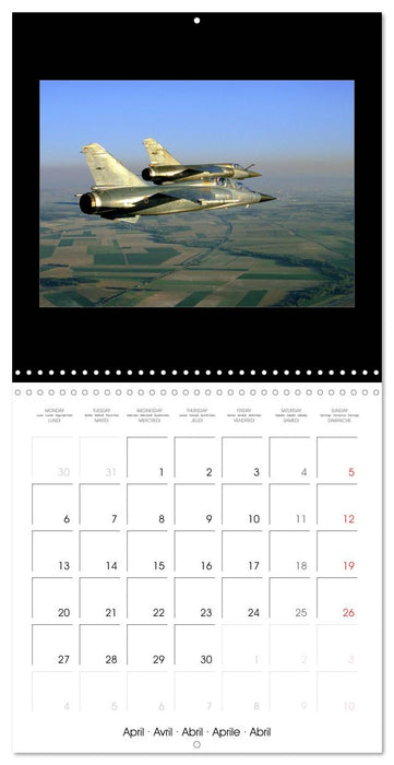 Vol en Mirage F1 (CALVENDO Calendrier mensuel 2026)